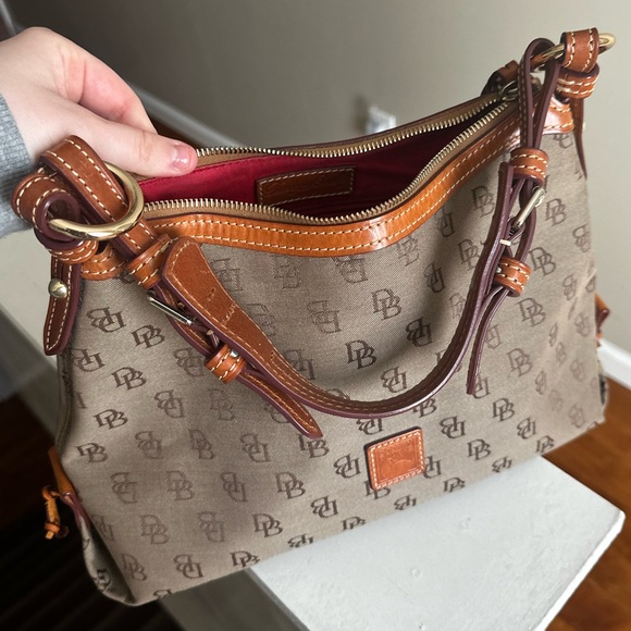 Dooney & Bourke Brown Monogrammed Women's Bag - Picture 7 of 8